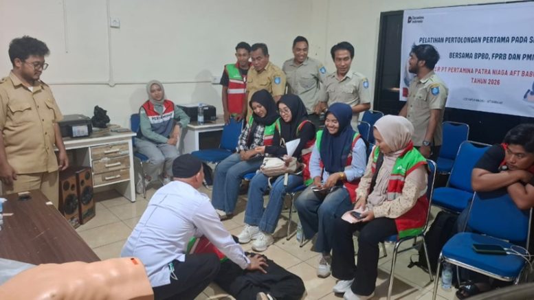 BPBD Ternate dan Pertamina Gelar Pelatihan Pertolongan Pertama